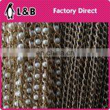 Wholesale Decoration Chain Pear Beaded Long Chain Gold Black Beads Chains
