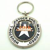 Wholesale Zinc Alloy High Quality CUSTOMIZED Design DOUBLE SIDE ROTATE KEY CHAINS thumbnail-3