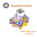 Zhongshan Locta amusement redemption equipment, Spaceship Hockey 2P Game Machine for kids, coin operated, throwing ball