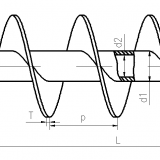 CFA AUGER 450MM Dia With Auger Start  for Bauer BG24 DRILLING RIG FOR CONTINUOUS FLIGHT AUGER PILE thumbnail-5