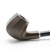 415mm Length Wooden Resin Long Tobacco Pipe With Brown Hexagonal Head for Smoking thumbnail-5