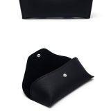 Hot-selling Vintage Unisex Leather Sunglasses Case With Press-button thumbnail-4