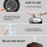 OEM 250ml Electric Ultrasonic Humidifier With 7 Color LED and Music Remote Control Ceramic Aroma Diffuser thumbnail-4