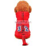 Cool Pet Dog Fleeces Coat Clothes Overcoat Ribbon Letters Hoodies Small Dog Winter Jacket thumbnail-2