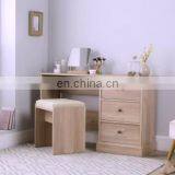 Dressing Table Coiffeuse Tocador Makeup Dressers Pink Mirror White Wood Wooden Style Sets Modern