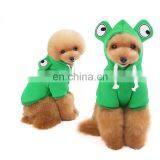 Wholesale Frog Fox Appearance Hoodies Two-legged Teddy French Bull Pets Cosplay Dog Clothes Solid Color thumbnail-1