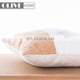 2018 New Item Knife Edge Geometry PU Poly Canvas Applique Cork Sofa Cushions For Sale thumbnail-4