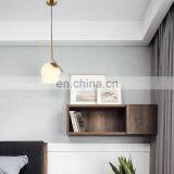 Decorative Gold Metal Chandelier Designer Glass Globe Pendant Lamp thumbnail-6