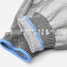 Cut Resistant Polyurethane PU Palm Coated Touchscreen Gloves With EN EU 4543C thumbnail-3