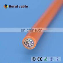 Robotic Cable Operate Underwater Cable Underwater Camera Tether 6 Cores With 3 Twristed Pair Underwater Umbilical