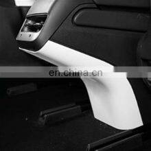 Pearl White Color For Tesla Model 3 Interior Decoration Rear Kick Protective Cover Armrests Kick Rear Seat Anti-kick Protection thumbnail-5