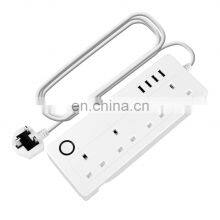 Tuya Smart WiFi UK Standard Socket Remote Control WiFi Smart Socket Supports Smart Life Home Alexa Voice Control