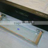 Wesda Wall Mounted Stainless Steel Bathroom Accessories Set Glass Storage Rack C005 Quality Choice thumbnail-2