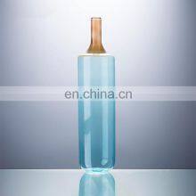 Modern Fashionable Handmade Wedding Tall Cylinder Color Clear Glass Flower Vase thumbnail-2