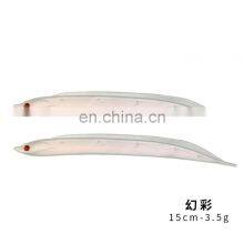 Pesca 150mm 3.5g Soft Fishing Bait 7 Colors Luminous Baits Lures Saltwater Ribbonfish Lures thumbnail-4