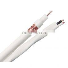 RG6 White Siamese Plenum Coax Cable, 1000 Ft. RG6 With Power thumbnail-5