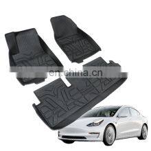 Oem Chinese Factory Directly Sale Tpe Single Layer Car Floor Carpet Mat For Tesla Model 3 Right Hand Version thumbnail-1