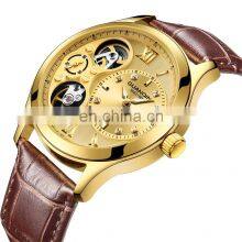 Stainless Steel Back Water Resistant 3ATM Men Mechanical Movement Wristwatch