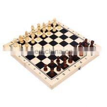 Wooden Chess Foldable Magnetic Interioanal Chess Board Set