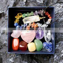 Wellness Crystal Gifts & Value Sets Spiritual Meditation Crystal Heart Healing Crystal 7 Chakra Tumbling Stone Box Set thumbnail-3