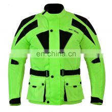 Custom Made Motorbike Motorcycle Cordura Jacket With high visibility reflective