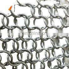 304 316 Stainless Steel Chainmail Ring Mesh Curtains for Decoration thumbnail-5