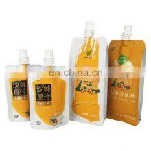 Custom Plastic Aluminum Foil Drink Spout Pouches Food Grade Stand up Laminated 50ml 250ml Juice Packaging Doypack Spout Bags thumbnail-1