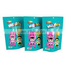 Customized Full Printed Milk Biscuit Snack Food Bag Aluminum Foil Stand up Pouch With Zipper