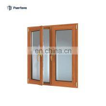 America Style Aluminum Clad Wood Casement Window With Double Toughened Glass For Villa House thumbnail-3