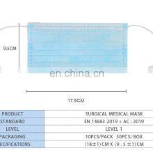 Water-proof Non-woven Breathing Disposable Three Ply Mouth Face Mask Face thumbnail-5