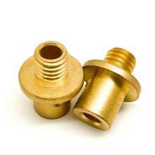 Custom CNC Manufacture Precision Machining Turned Copper Brass Fasteners thumbnail-5