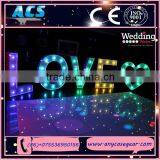 ACS led giant love letter&love letter wedding invitations