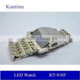 News Products China Men Bangle Led Watch Blue Dial Wrist Watch thumbnail-5