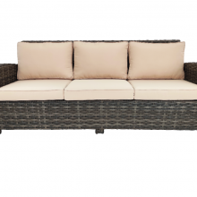 All Whether High Level Maual Weave Rattan Aluminium Sofa Garden Outdoor Furniture 4pcs Patio Set thumbnail-3