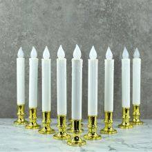 Window Candles Battery Operated With Gold Removable Candle Holders With 10 Key Remote Control thumbnail-2