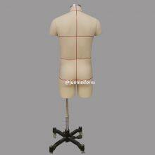 Junmei Europe Standard Size 40 Male Half Body Dress Form Fiberglass Upper-Body Sewing Tailoring Men's Half Torso Mannequins thumbnail-4