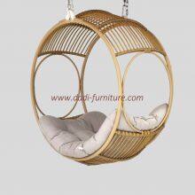 Outdoor All-weather Wicker Woven Handmade Circular Round Swing thumbnail-3