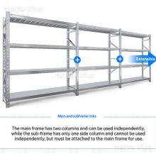 Boltless Industrial Storage Racks for Los Angeles Warehouses, KD Structure Metal Shelving Unit With High Load Capacity & Butterfly Buckle, OEM/ODM thumbnail-1