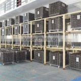 Folded Wire Mesh Steel Forklifts Stacking Container thumbnail-5