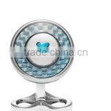 2016 New Design Stainless Steel Blue Carbon Button Cufflinks thumbnail-1