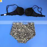 Latest White Milk Leopard Decorative and High Waist Seamless Underwear thumbnail-5