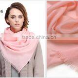 Lady Fashion Plain Pure Indian Wool Shawl thumbnail-3