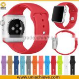 Silicon for apple waterproof watch band red