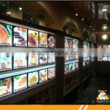 Promotional ceiling crystal led light box frame