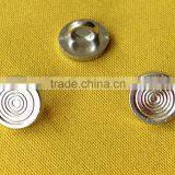 14L Silver Metal Shank Button For Shirt -- M1609 thumbnail-2