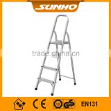 Folding aluminium ladder for warehouse