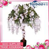 Artificial Plants Factory Sale 1.7 Meters Wedding White Wisteria Trees thumbnail-1