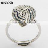 YUJINFU Silver Ring With cz Fine Jewelry Sterling Silver Ring With Zircon Stones 925 Ring thumbnail-1