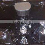 Synthetic Leather Material and Hair Salon Furniture Type Hydraulic Shampoo Backwash Bowl and Chair thumbnail-3