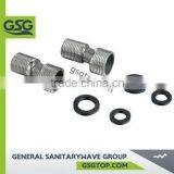 GSG FAC124 Chrome Brass Thread Fitting With Rubber Gasket For Bathroom Accessories thumbnail-1